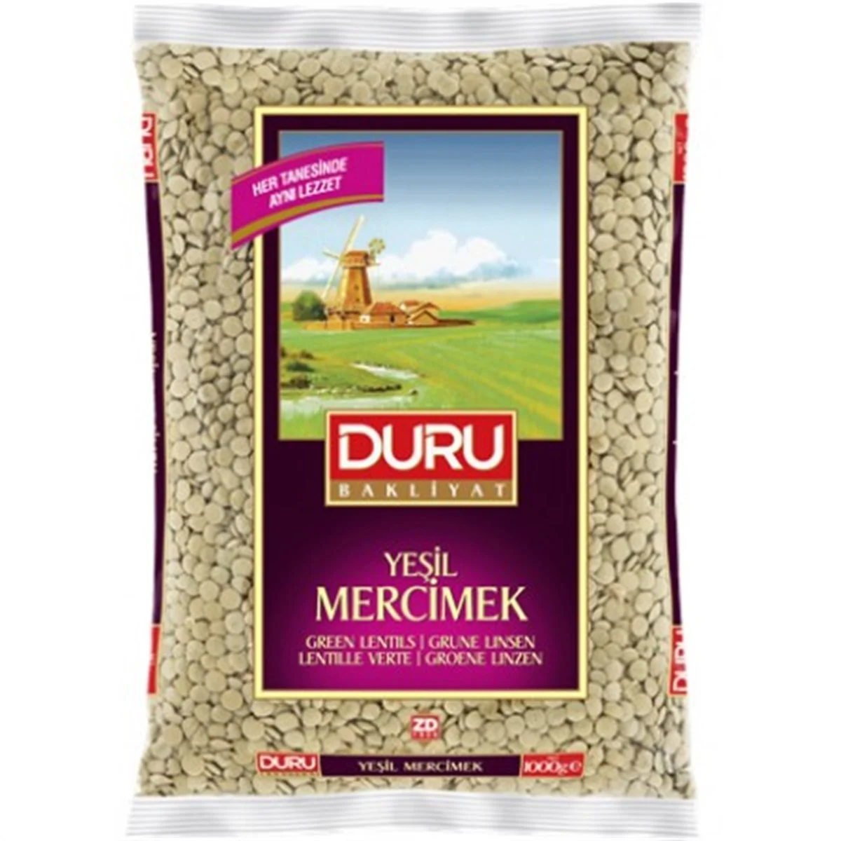 DURU YEŞİL MERCİMEK 1 KG