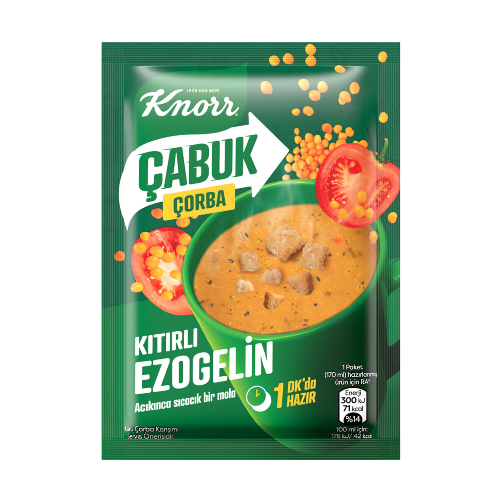KNORR ÇITIRLI EZOGELİN ÇABUK ÇORBA 22 GR