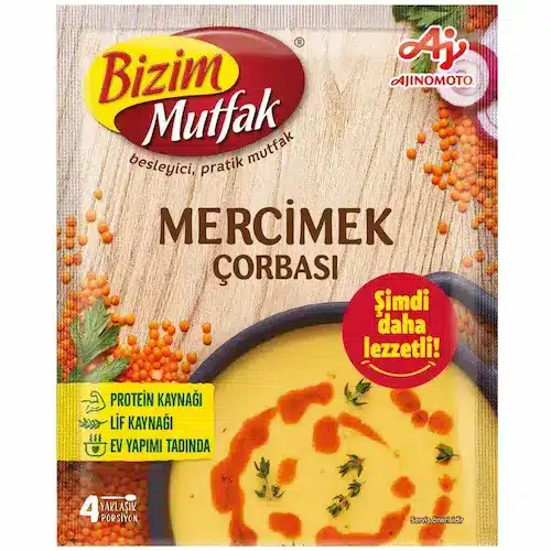 ÜLKER BİZİM MUTFAK MERCİMEK  ÇORBASI 58 GR