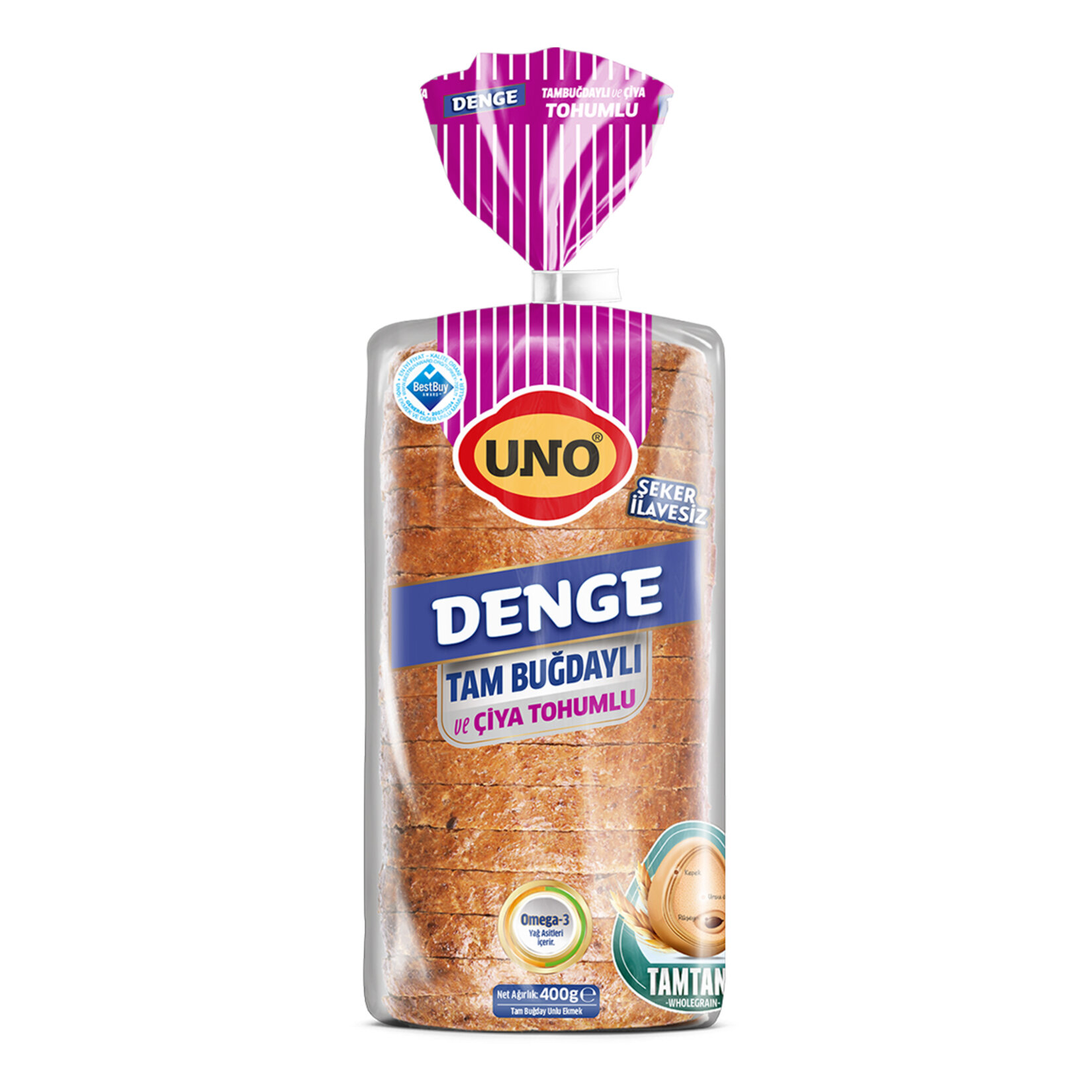 UNO BÜYÜK TOST EKMEĞİ 550 GR