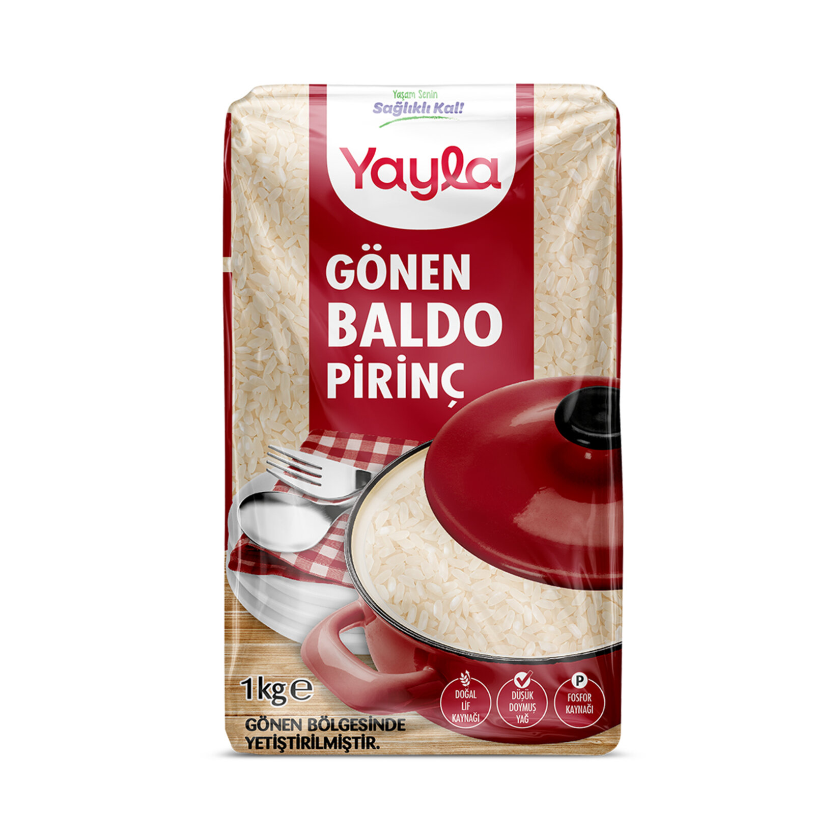 YAYLA GÖNEN BALDO PİRİNÇ 1 KG