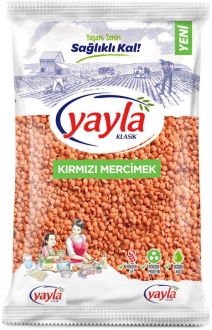 YAYLA KIRMIZI MERCİMEK 4 KG