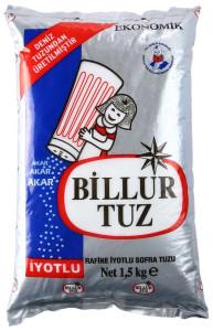 BİLLUR RAFİNE İYOTLU 1500 GR