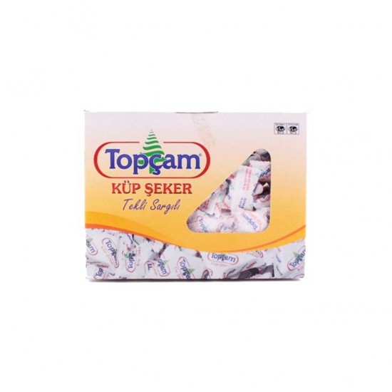 TOPÇAM TEK SARGILI KÜP ŞEKER 750 GR