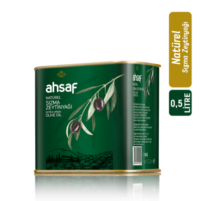 AHSAF NATUREL SIZMA ZEYTİNYAĞI 500 ML TNK