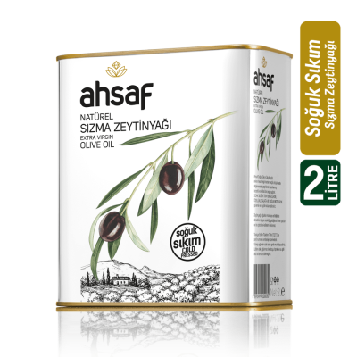AHSAF NATUREL SIZMA ZEYTİNYAĞI 2 LT TNK