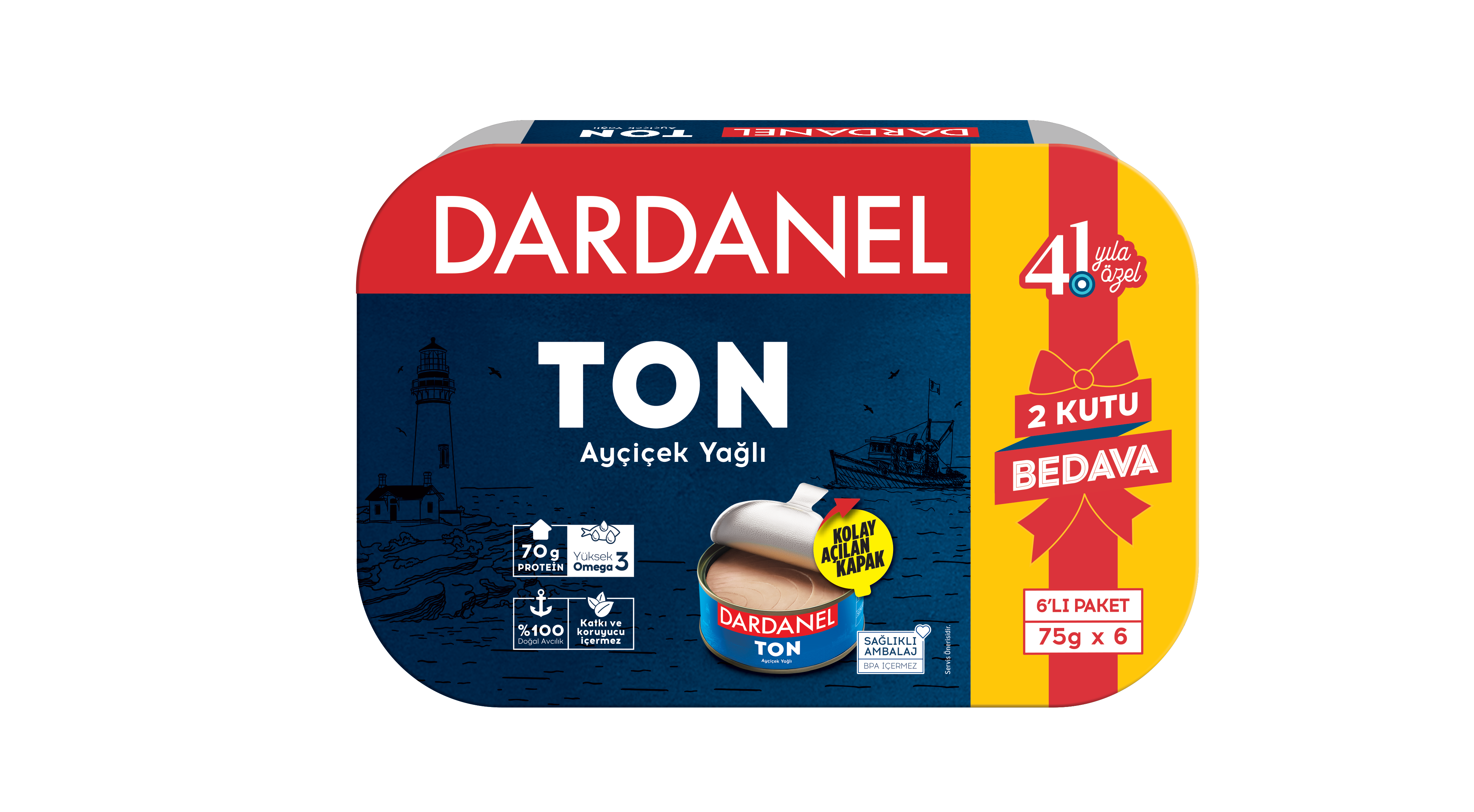 DARDANEL AYÇİÇEK YAĞLI TON BALIĞI 750 GR