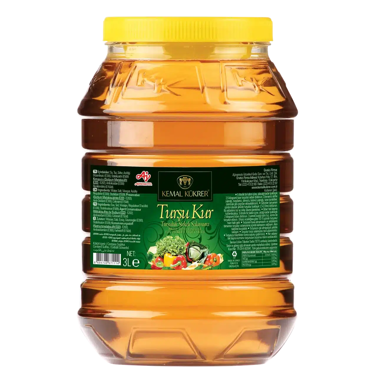 KEMAL KÜKRER TURŞU KUR 3 LT