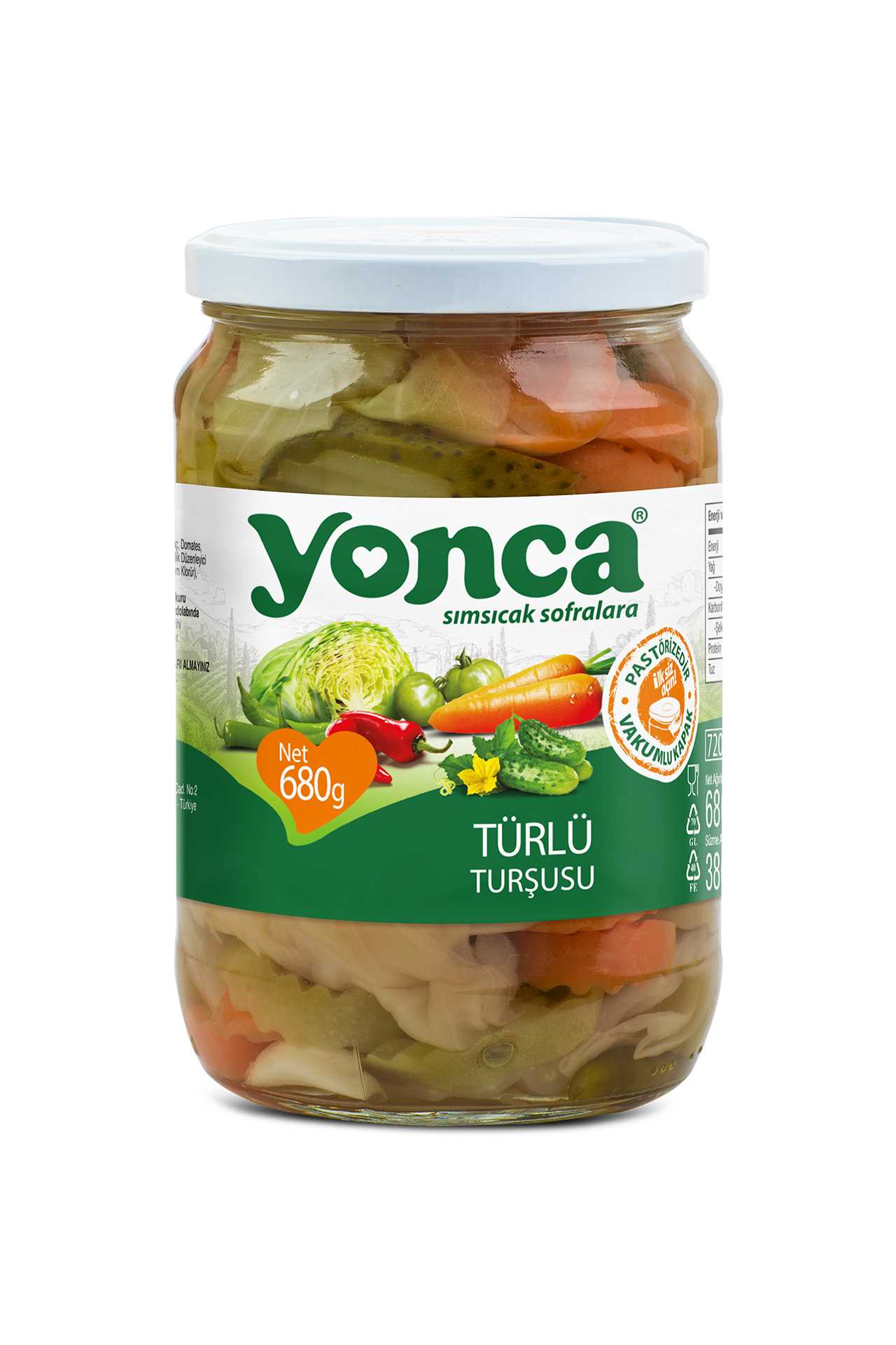 YONCA TÜRLÜ TURŞUSU 680 GR