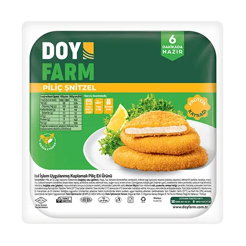 DOY FARM PİLİÇ ŞNİTZEL 500 GR