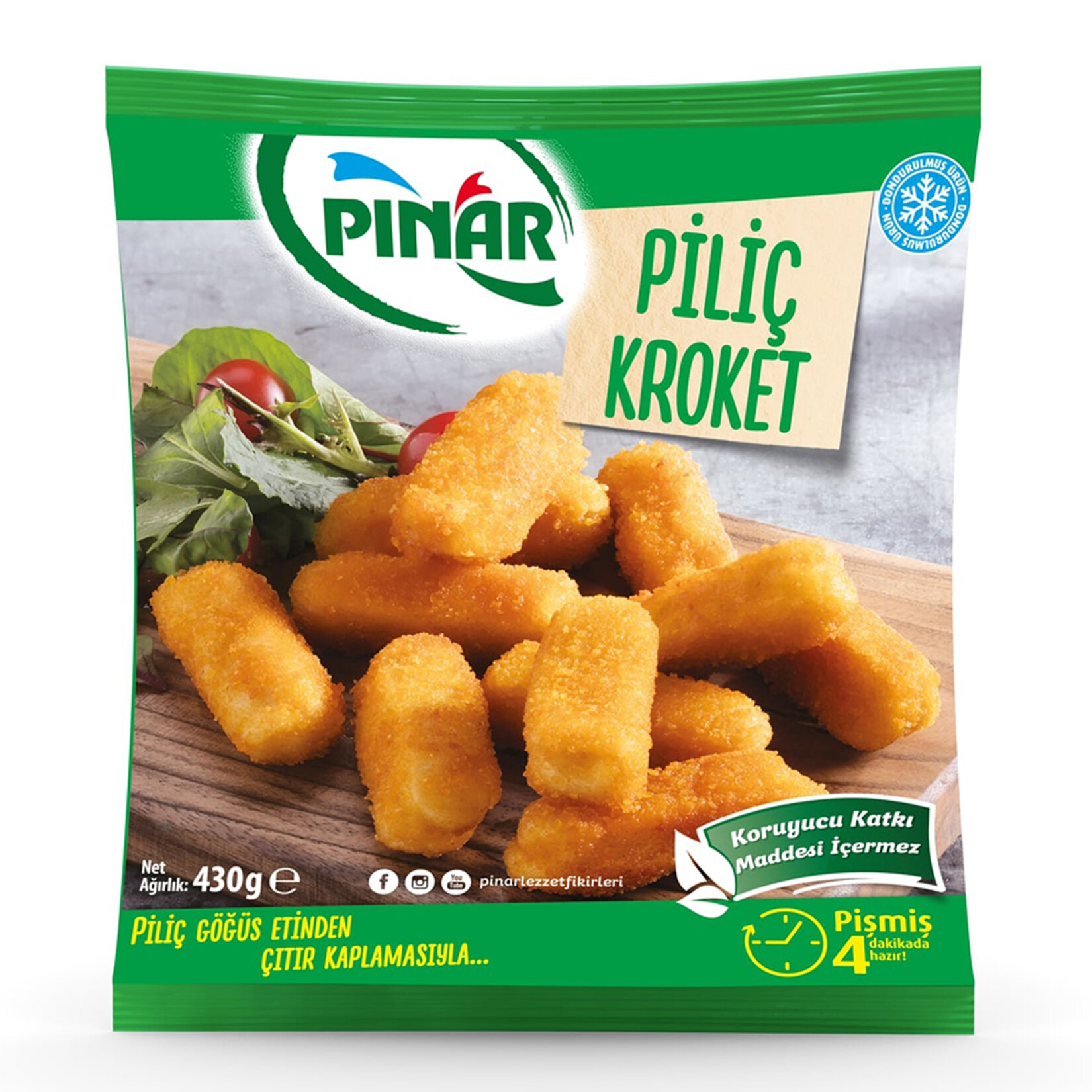 PINAR PİLİÇ KROKET 430 GR