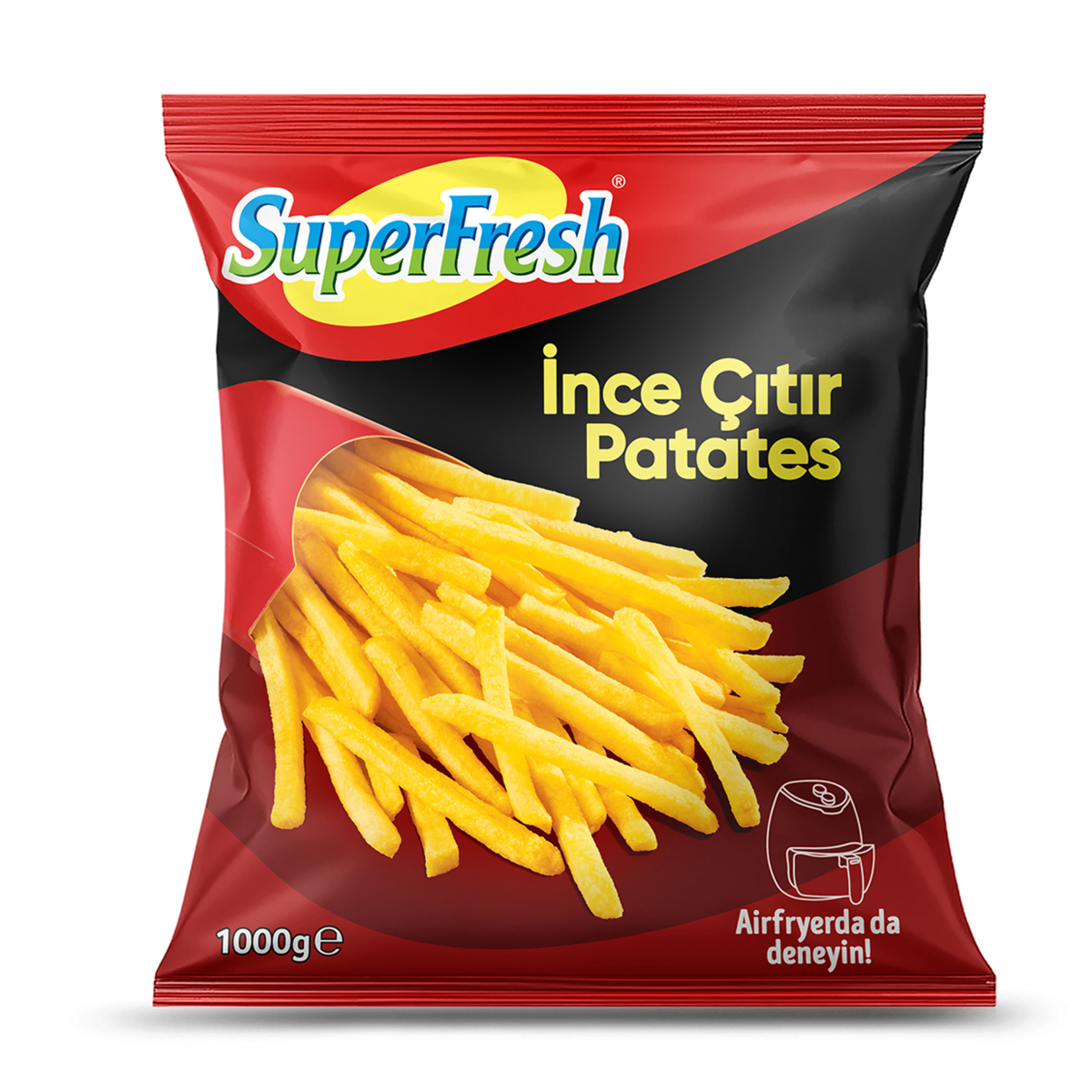 SUPERFRESH İNCE ÇITIR PATATES 1000 GR