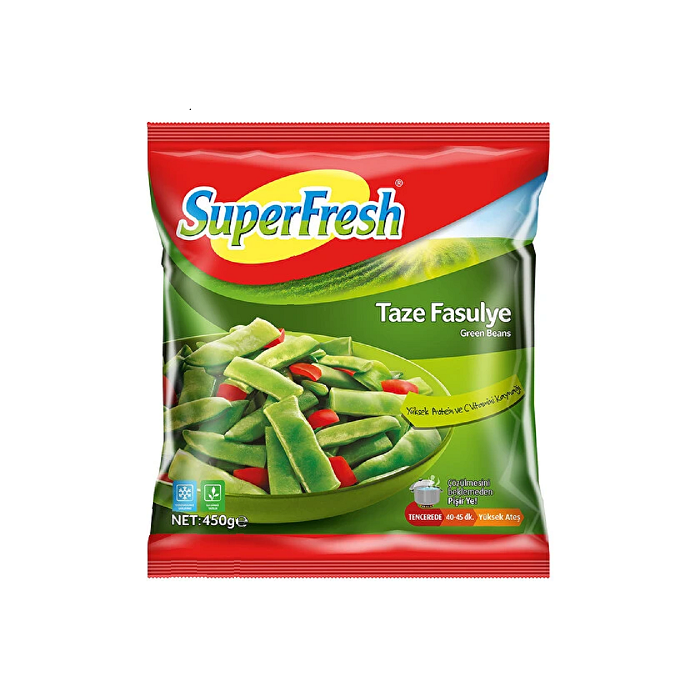 SUPERFRESH TAZE FASÜLYE 450 GR