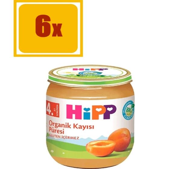 HİPP ORGANİK KAYISILI KAVANOZ MAMA 125 GR