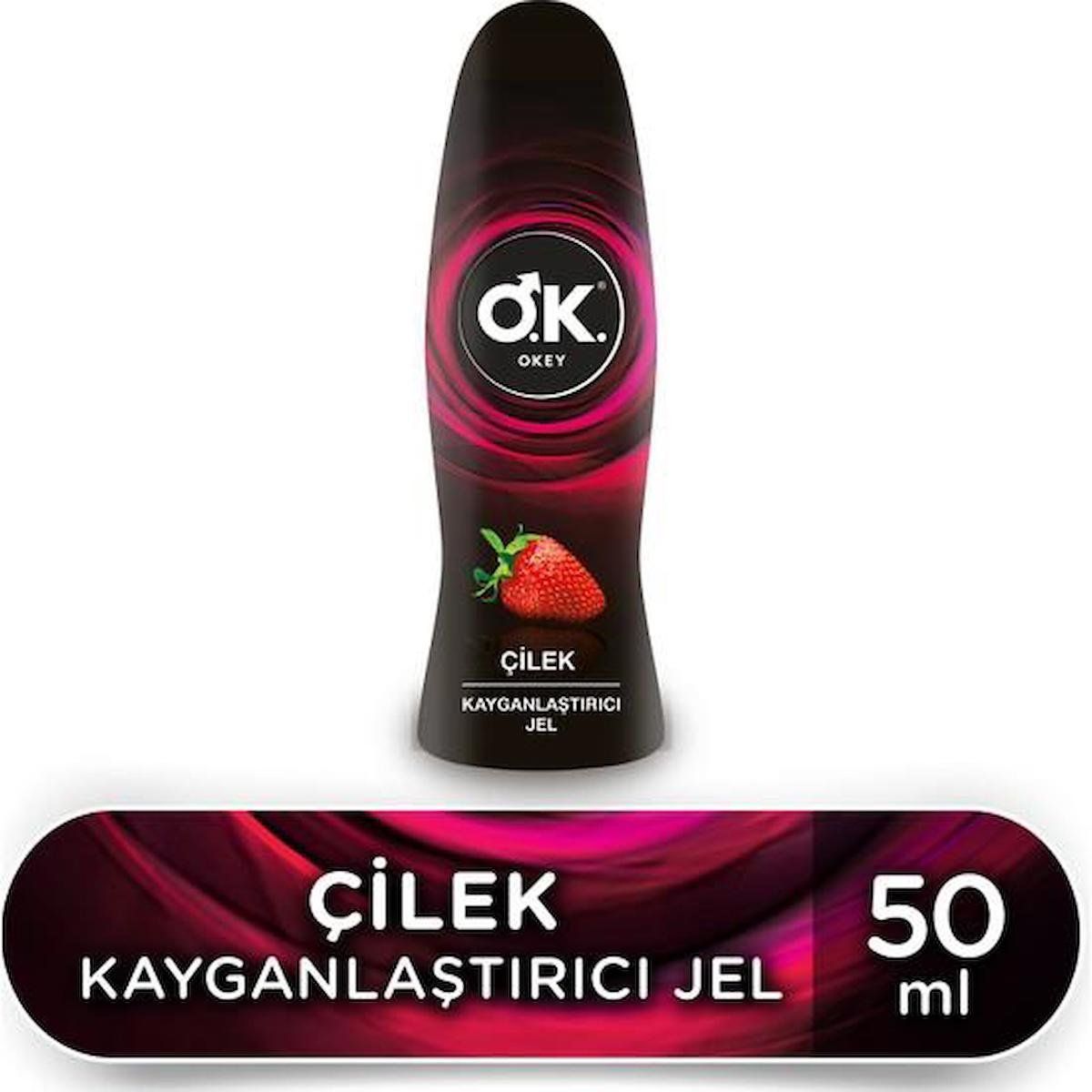 OKEY ÇİLEK KAYGANLAŞTIRICI JEL 50 ML