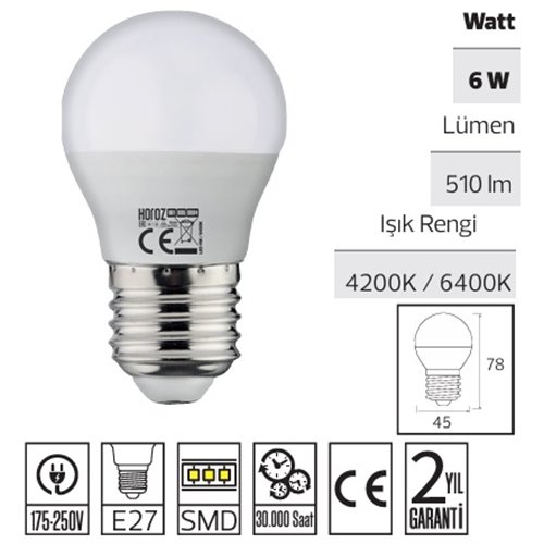 K2 LED SYSTEMS 6 WATT AMPÜL