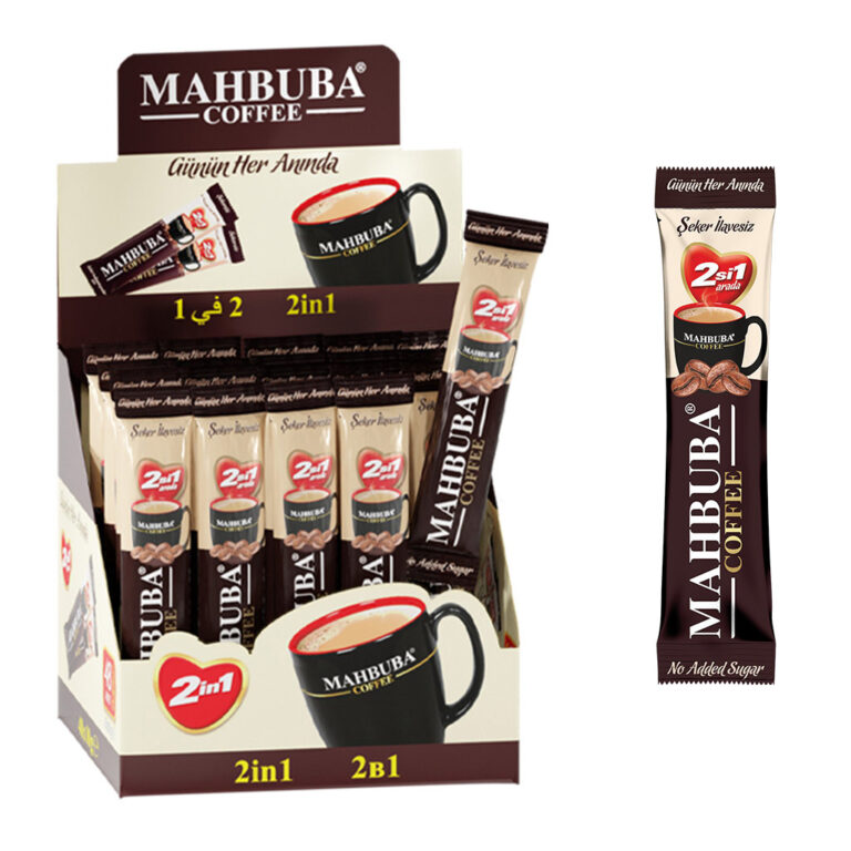 MAHBUBA  COFFEE 2Sİ1 ARADA BARDAK HEDİYELİ 36 LI