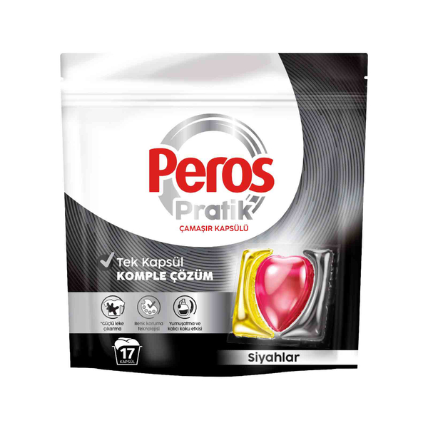 PEROS PRATİK RENKLİLER İÇİN ÇAMAŞIR KAPSÜLÜ 17 ADET