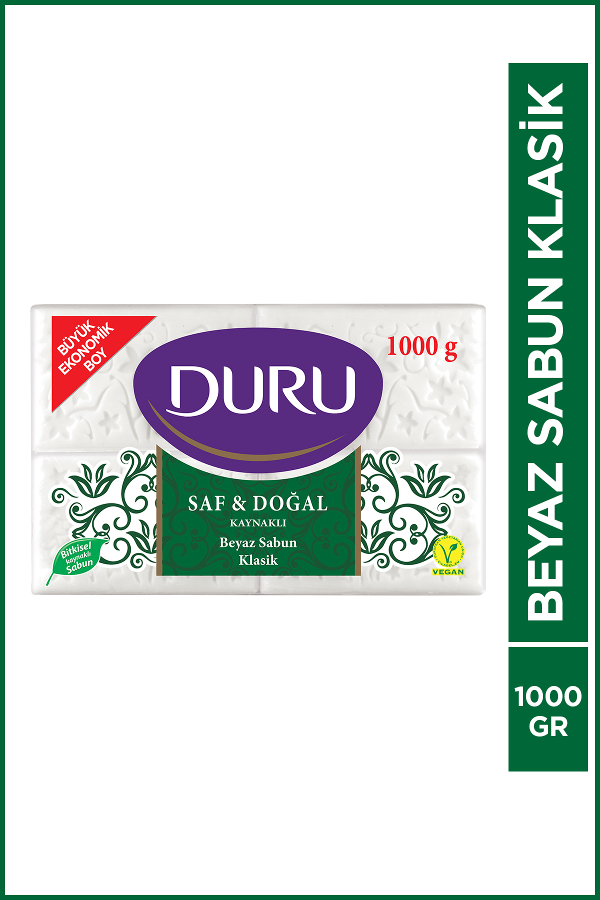 DURU SAF & DOĞAL BEYAZ SABUN KLASİK 150 GR