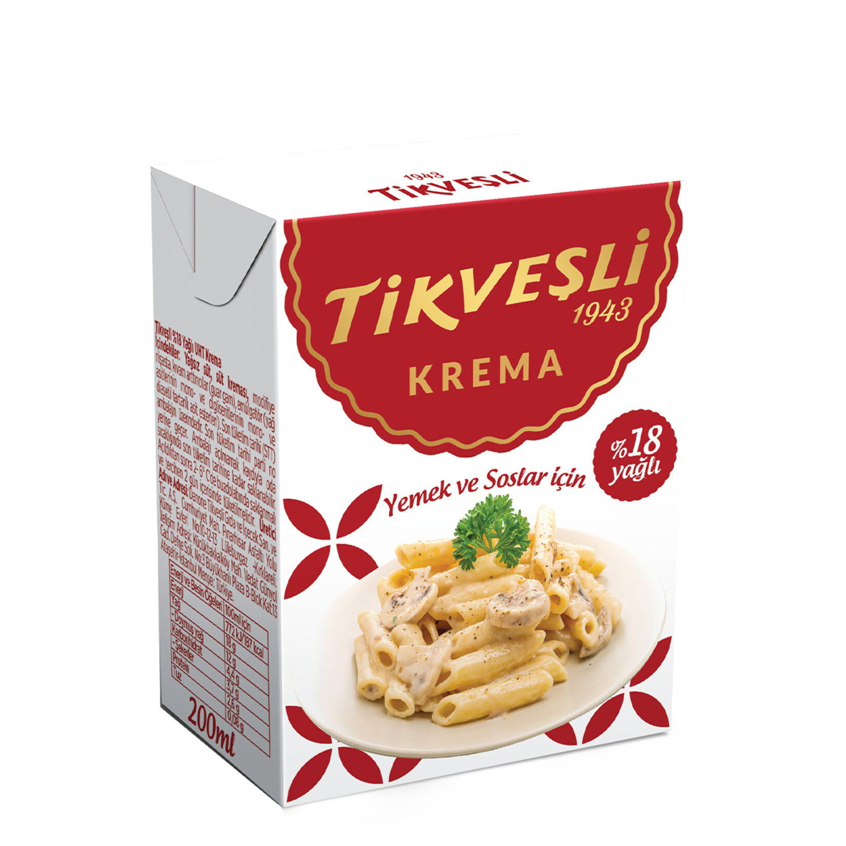 TİKVEŞLİ KREMA 200 ML