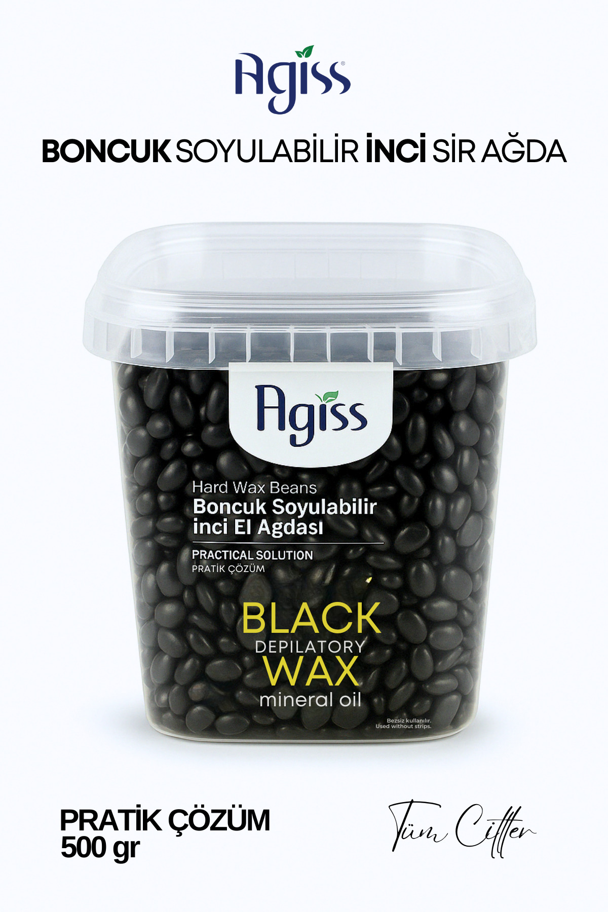 AGISS NLACK WAX  BONCUK SOYULABİLİR EL AĞDASI 220 GR