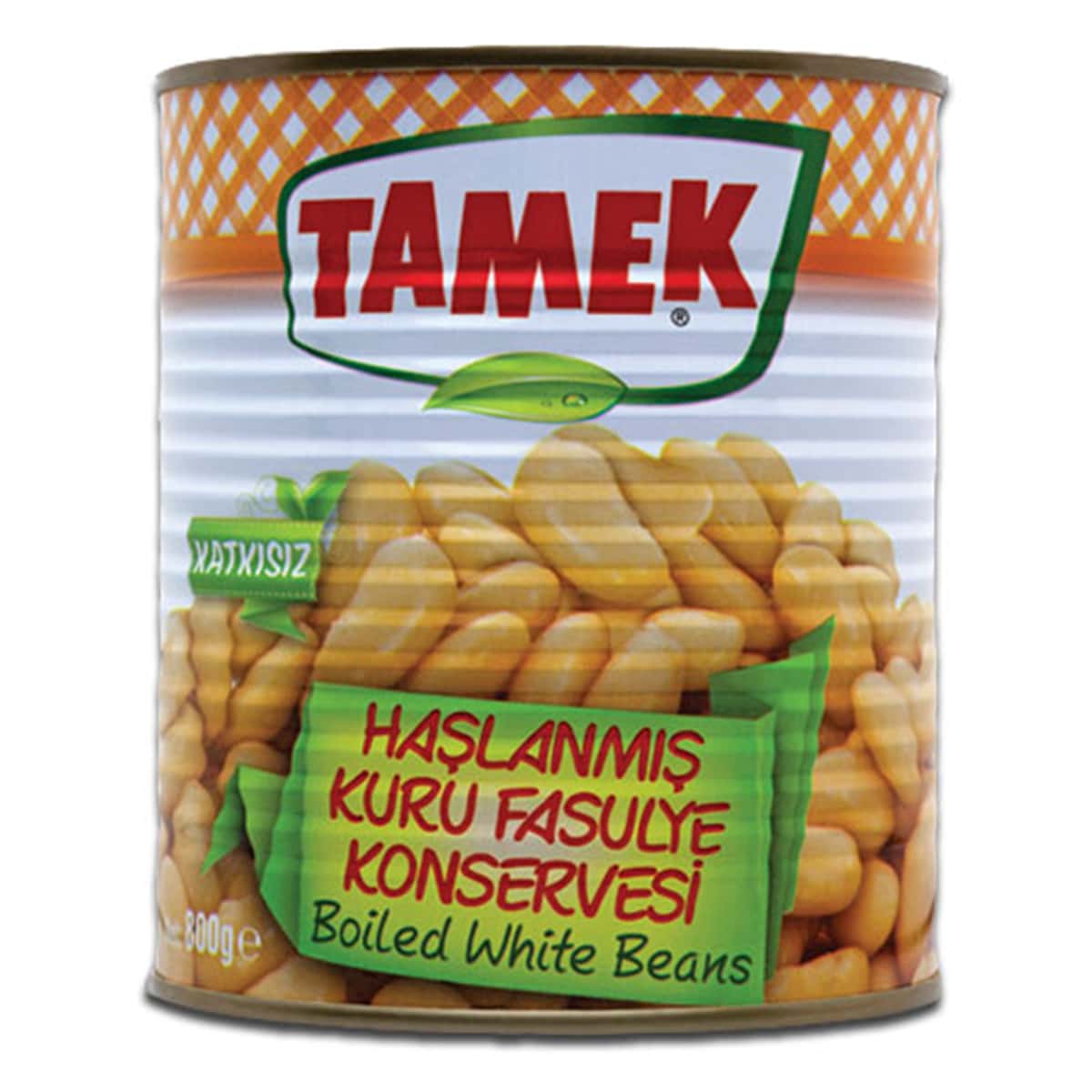 TAMEK HAŞLANMIŞ KURU FASULYE KONSERVESİ 800 G