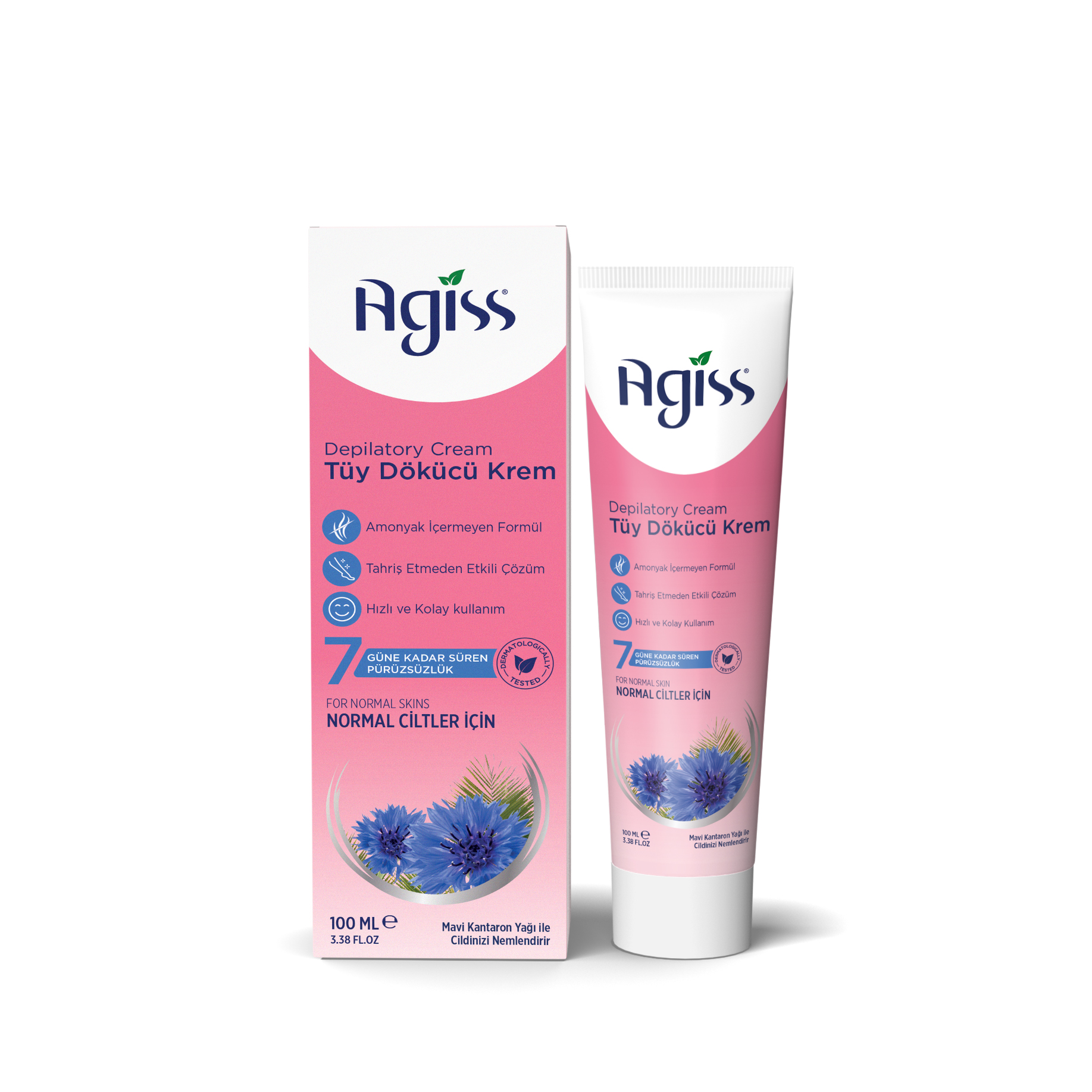 AGISS MAVİ KANTARON YAĞI TÜY DÖKÜCÜ KREM 100 ML