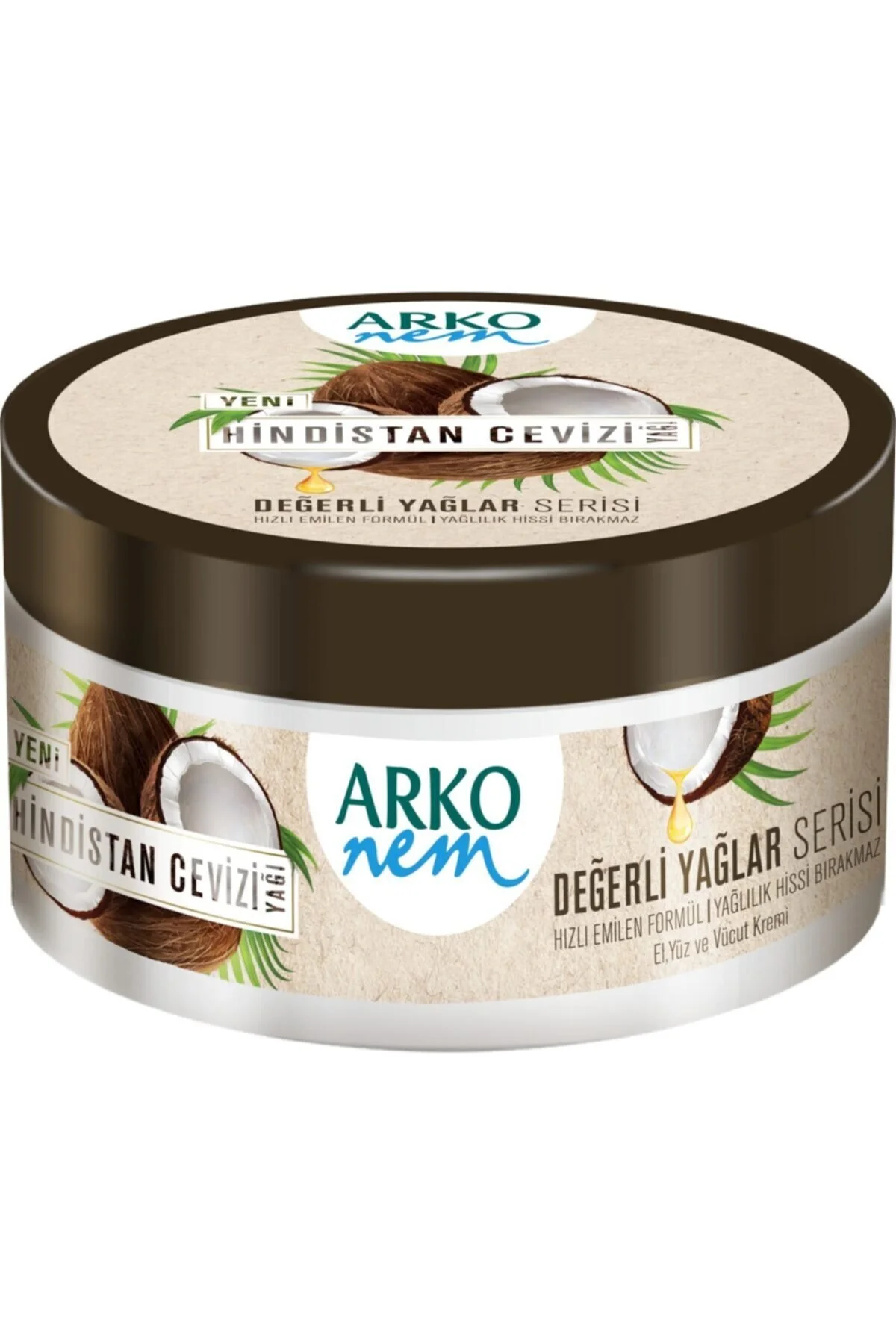 ARKO NEM HİNDİSTAN CEVİZLİ  KREM 250 ML