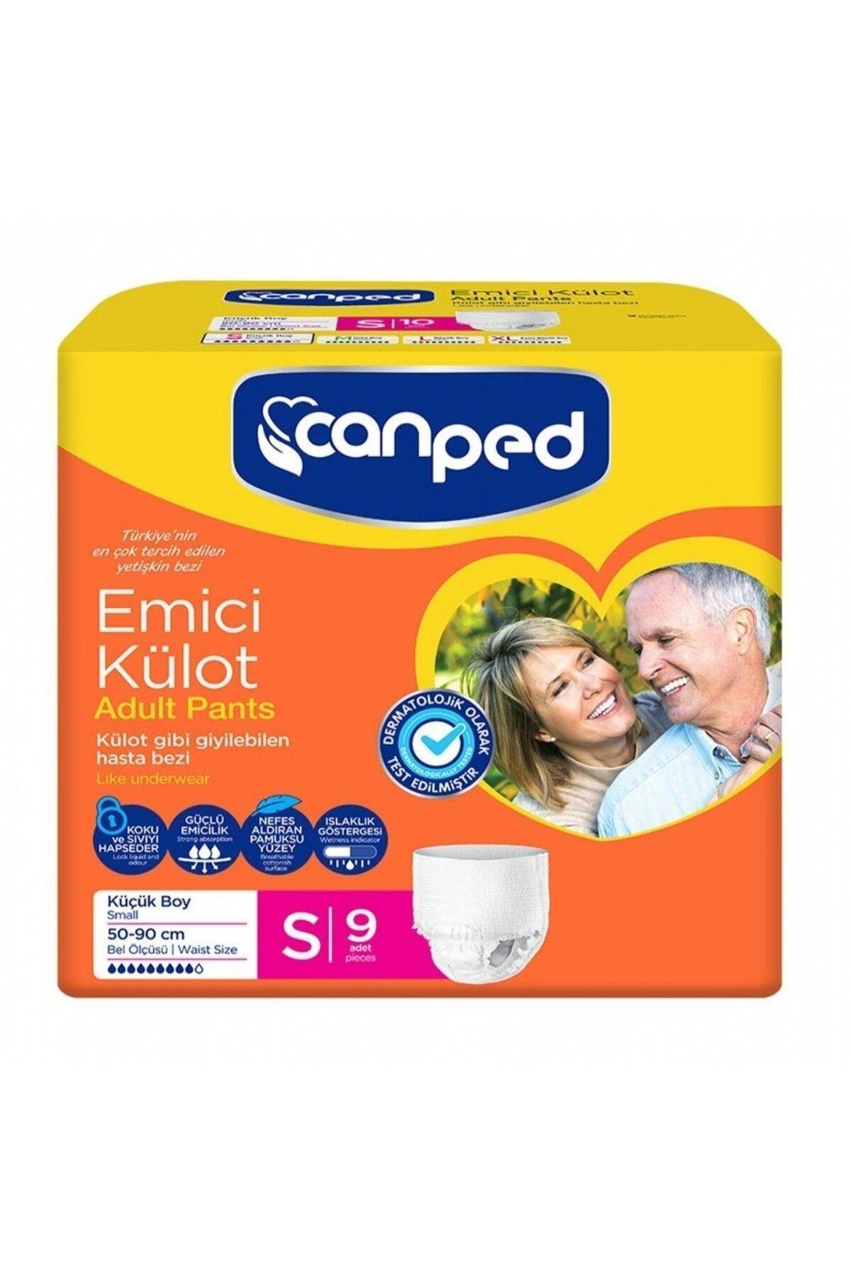 CANPED EMİCİ KÜLOT S BOY 9 ADET