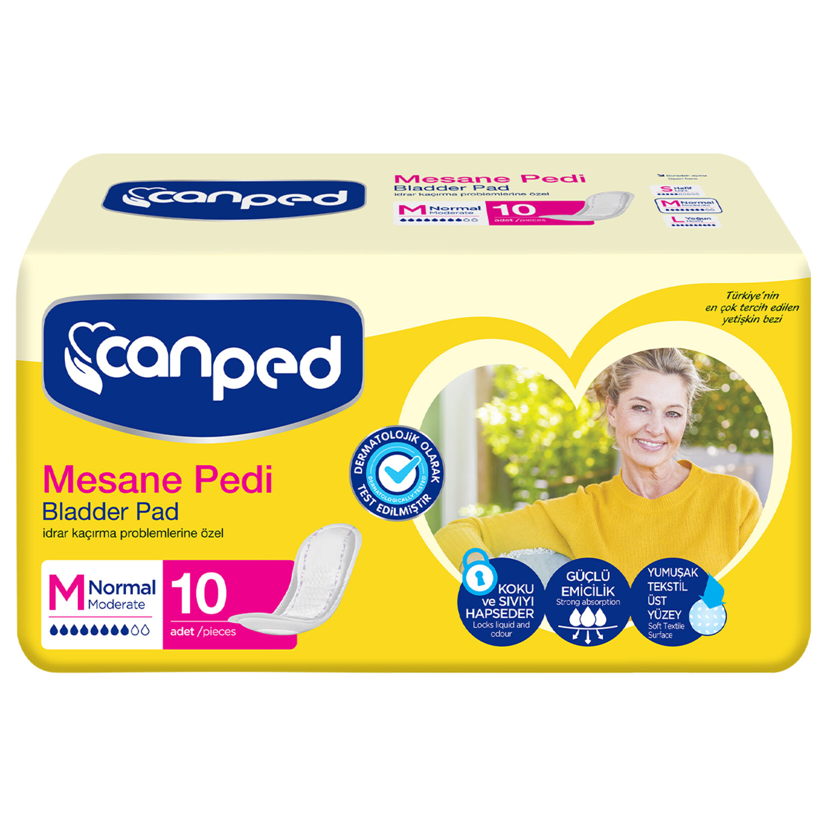 CANPED MESANE PEDİ M NORMAL 10 ADET