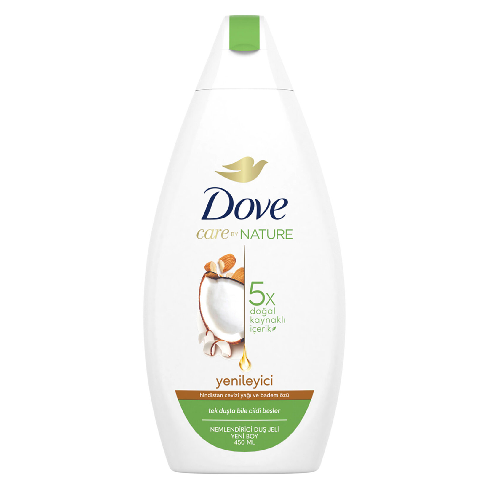 DOVE CARE & NATURE HAİNDİSTAN CEVİZİ YAĞI DUJ JELİ 450 ML