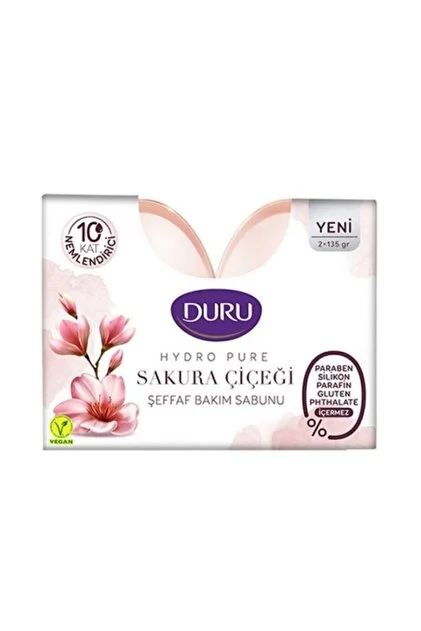 DURU HYDROPURE SAKURA SABUN 2*135 GR