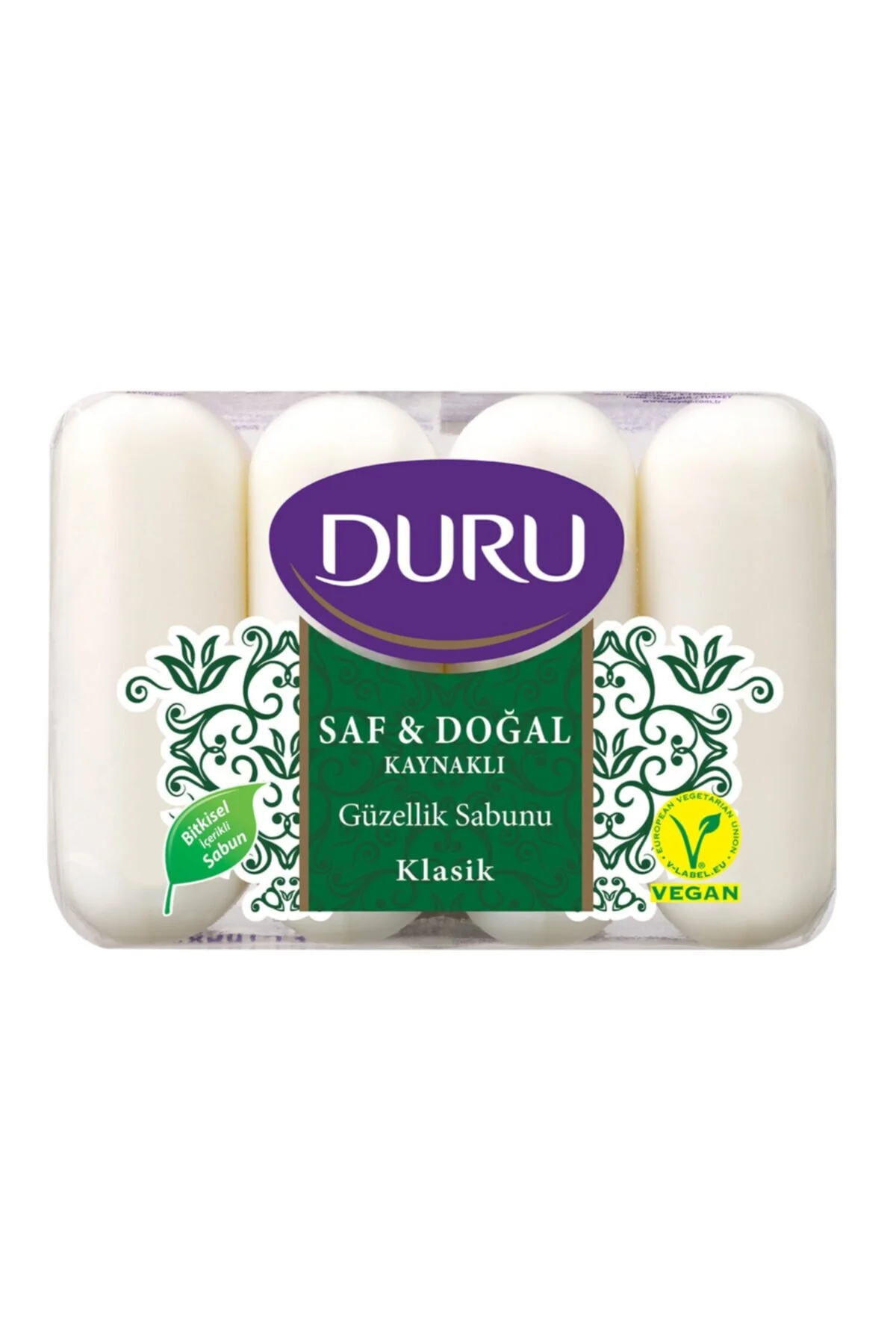 DURU SAF & DOĞAL KLASİK SABUN 4*70 GR