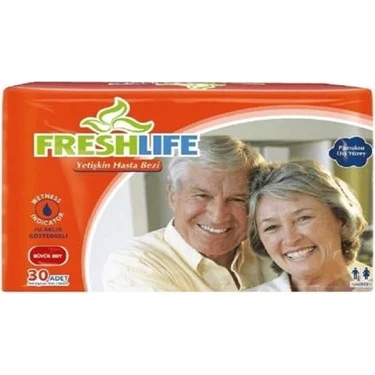 FRESHLİFE BEL BANTLI HASTA BEZİ L