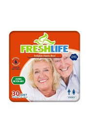 FRESHLİFE BEL BANTLI HASTA BEZİ XL