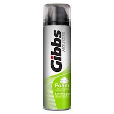 GIBBS HASSAS CİLTLER İÇİN TRAŞ KÖPÜĞÜ 200 ML
