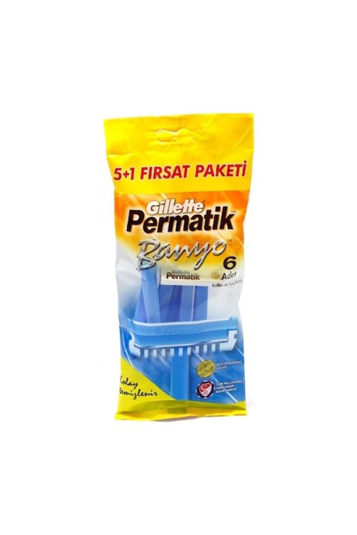 GILLETTE PERMATİK BANYO 6 ADET