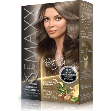 MAXX DELUXE 7.3 FINDIK KABUĞU SAÇ BOYASI