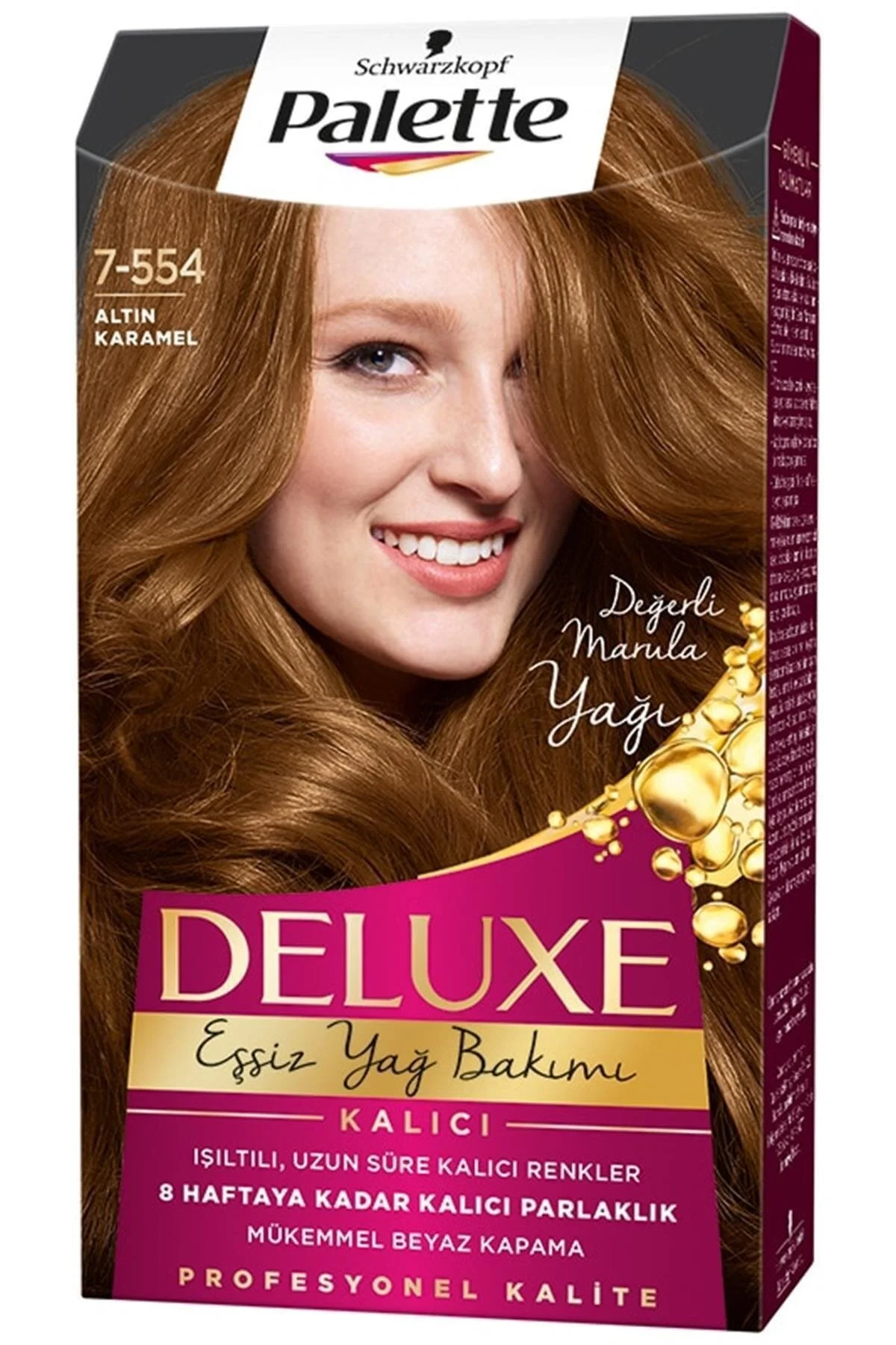 PALETTE DELUXE 7-554 ALTIN KARAMEL SAÇ BOYASI