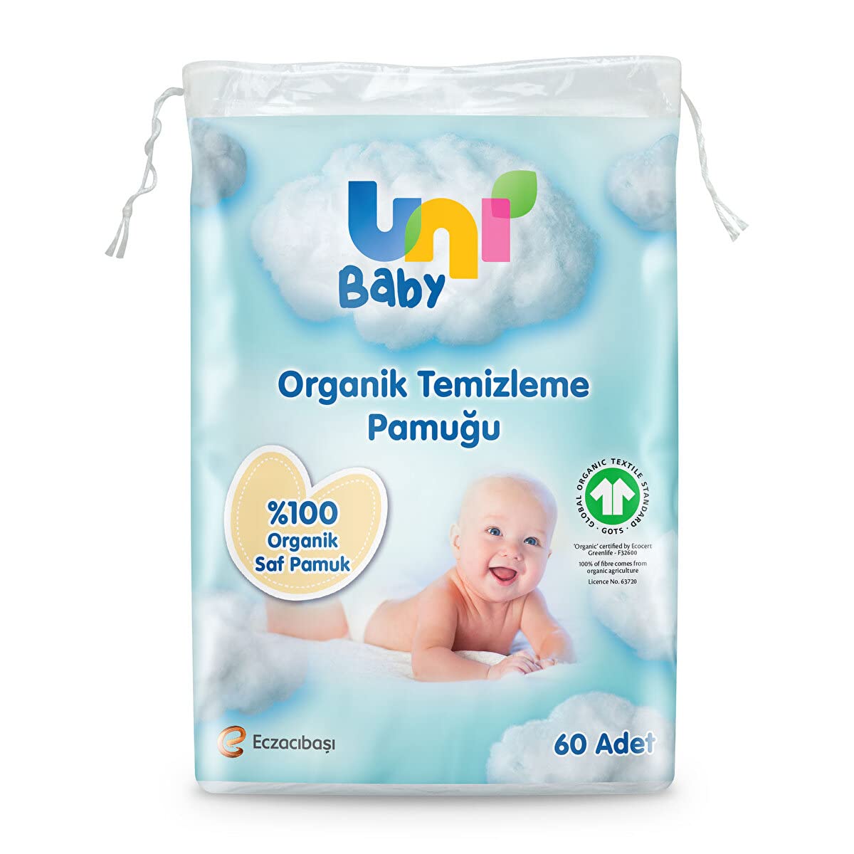 UNI BABY BEBEK TEMİZLEME PAMUĞU