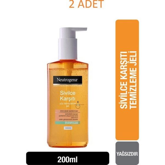 NEUTROGENA SİVİLCE KARŞITI YÜZ YIKAMA JELİ  200 ML