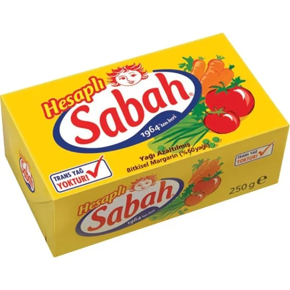SABAH %59 YAĞLI KASE MARGARİN 250 GR