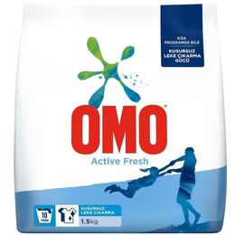OMO ACTİVE FRESH BEYAZLAR İÇİN TOZ DETERJAN 1,5 KG