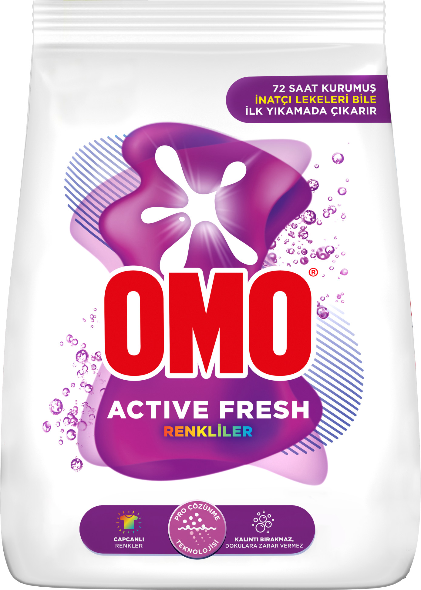 OMO AKTIVE FRESH RENKLİLER İÇİN TOZ DETERJAN 1,5 KG