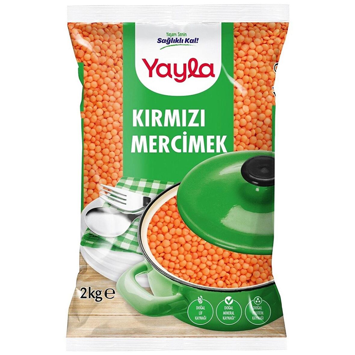 YAYLA KIRMIZI MERCİMEK 2 KG