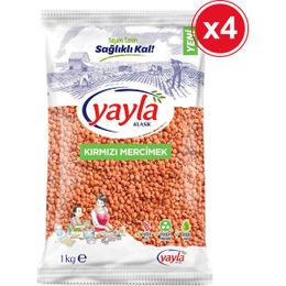 YAYLA KIRMIZI MERCİMEK 4 KG