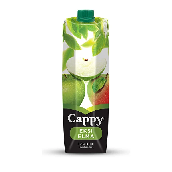 CAPPY EKŞİ ELMA MEYVESUYU 1 LT