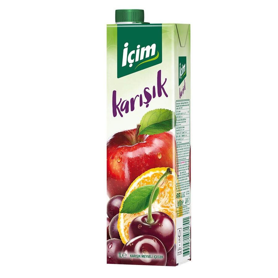 İÇİM KARIŞIK MEYVELİ  İÇECEK 1 LT