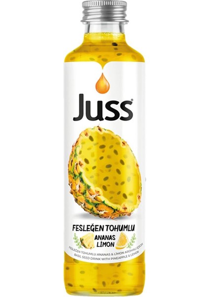 JUSS FESLEĞEN TOHUMLU ANANAS & LİMON AROMALI İÇECEK 250 ML
