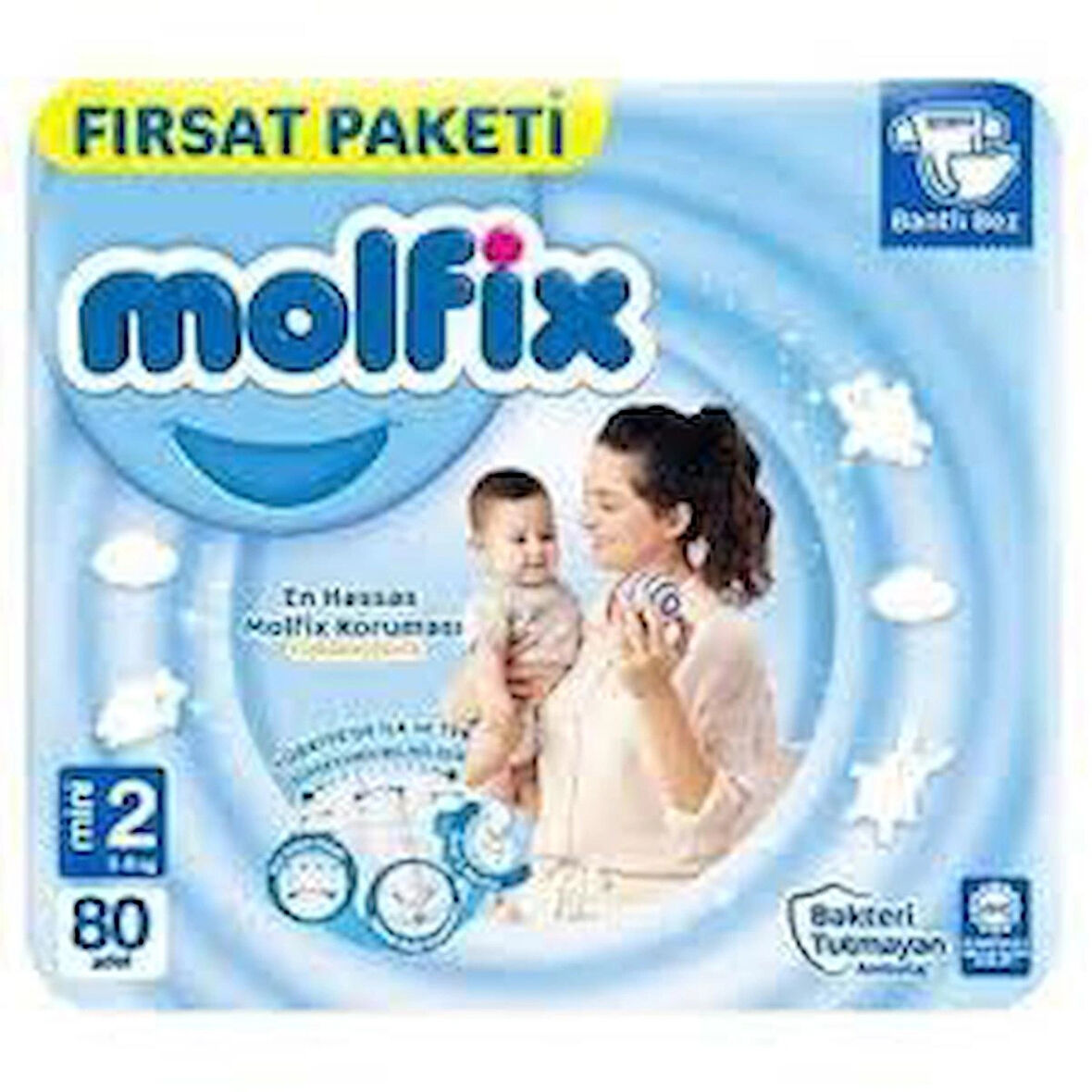 MOLFİX FIRSAT PAKET MINI 2 3-6 KG 80 ADET